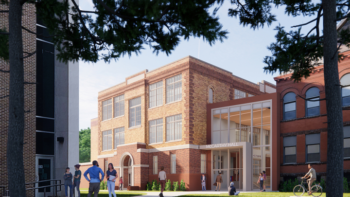 McCarthy Hall remodel rendering