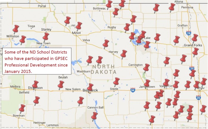 GPSEC coverage map