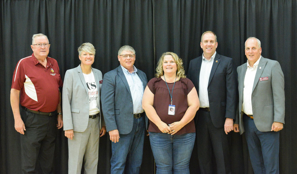 Representatives from BEK and Valley City State University