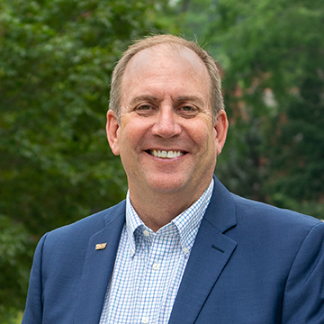 outdoor portrait of President LaFave