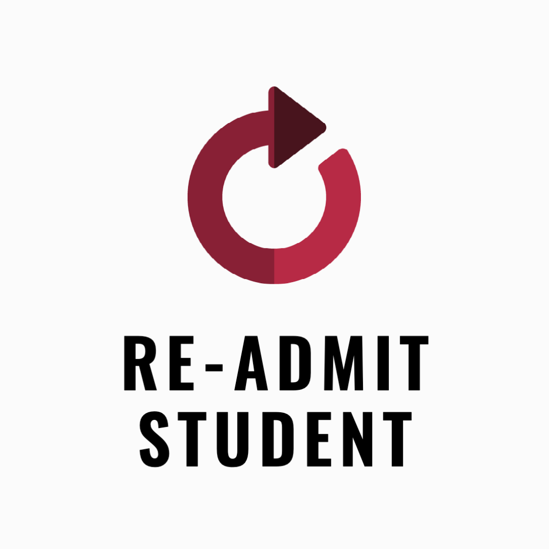 Readmit student icon