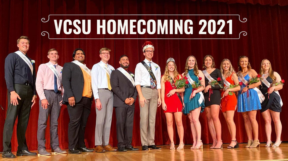 A photo of the homecoming court