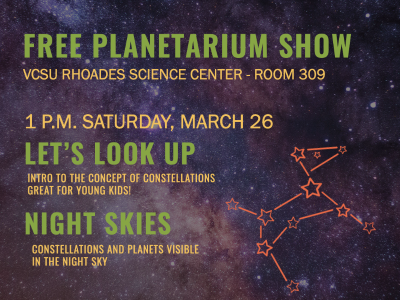 Planetarium show graphic