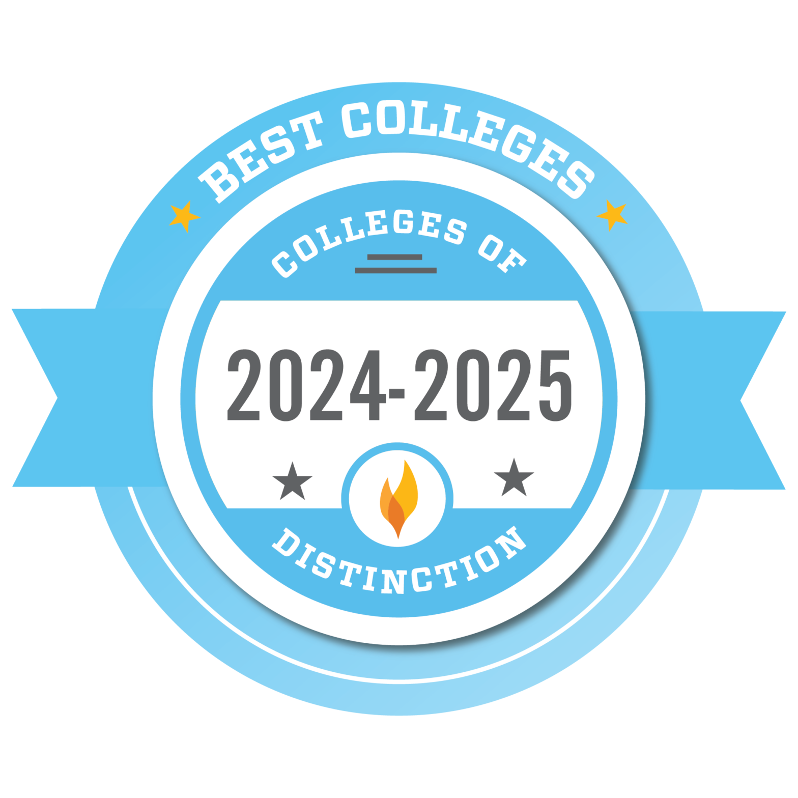 College of Distinction "Best Colleges" logo
