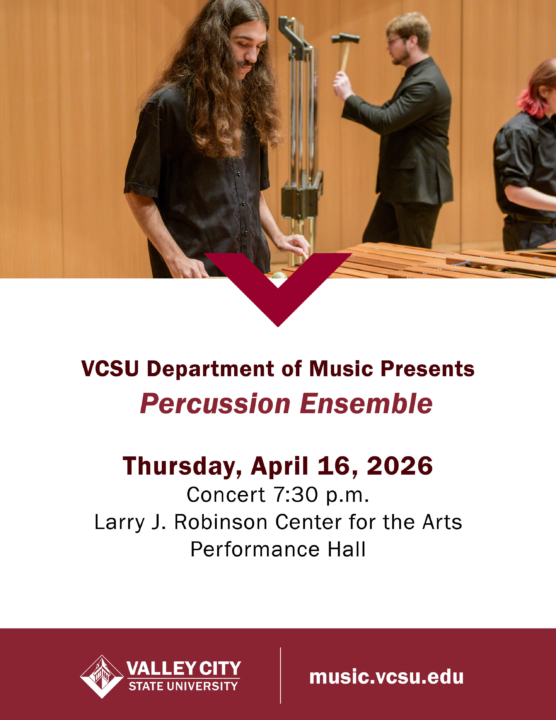 decorative text and photo of people playing percussion instruments