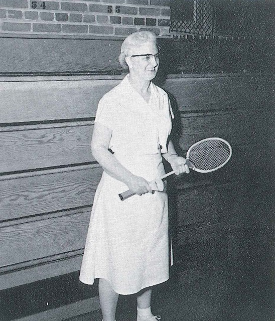 The namesake of Graichen Gymnasium, Charlotte Graichen taught physical education at VCSU from 1938–76.