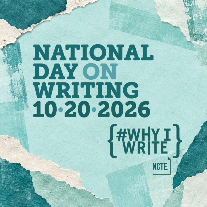 National Day on Writing 10-20-2026 #WhyIWrite