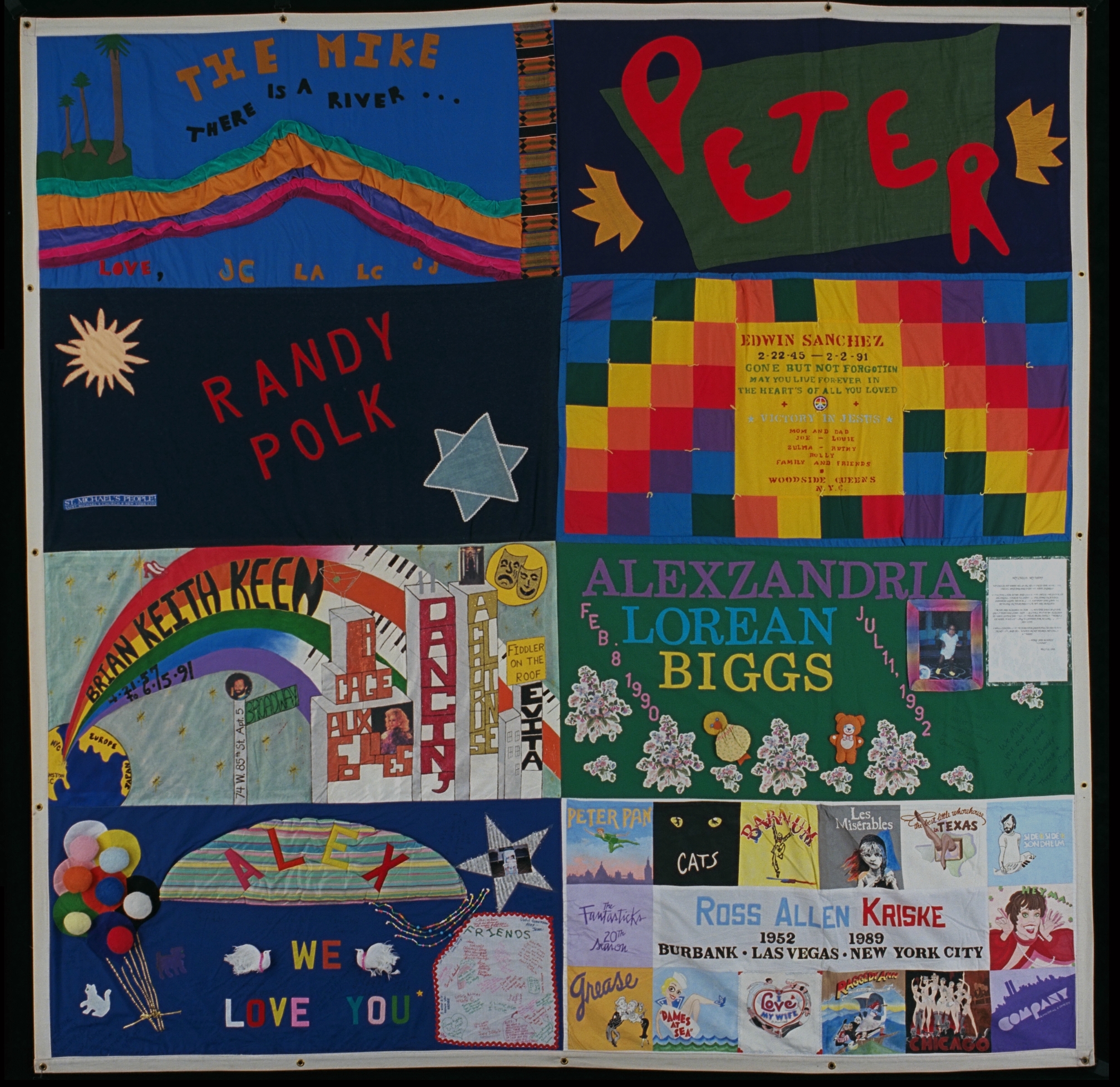 AIDS quilt panel
