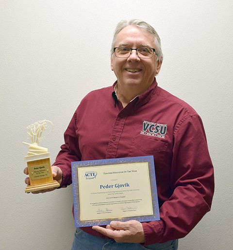 Peder Gjovik, Ph.D., ACTE Region V 2018 Teacher Educator of the Year