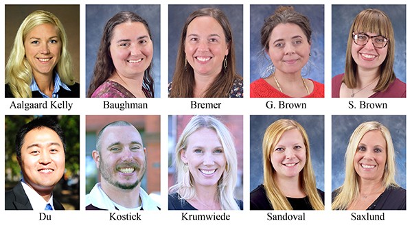 New VCSU faculty members, fall 2019