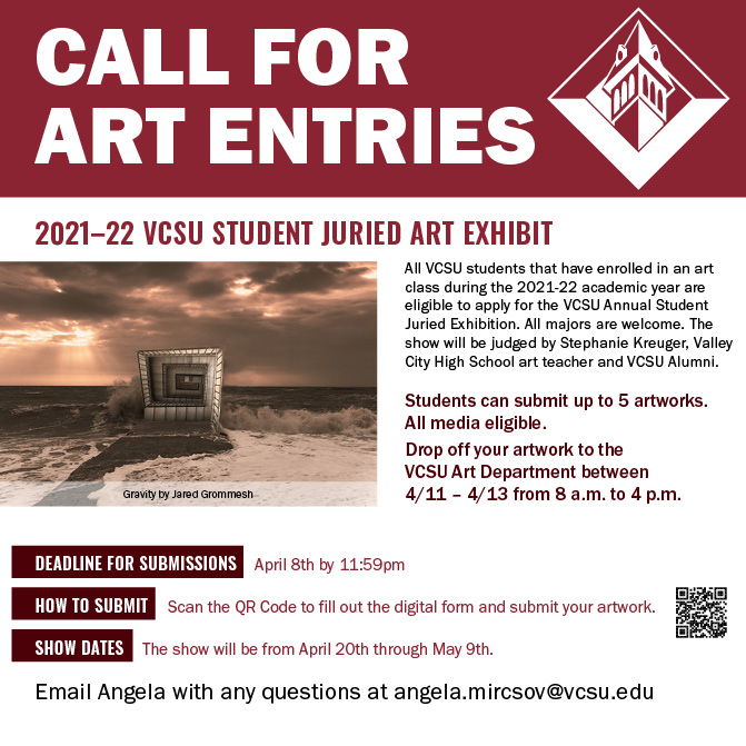 Call for art entries poster