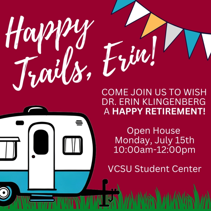 Erin Klingenberg retirement party invite