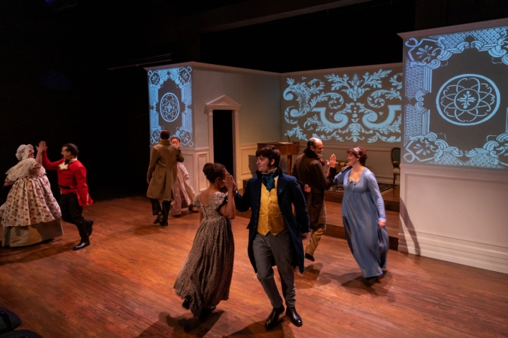 scene from a play where actors are dancing