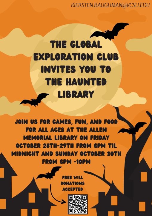 Haunted Library graphic