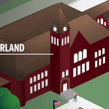 An vector image of McFarland with text labeling the image.