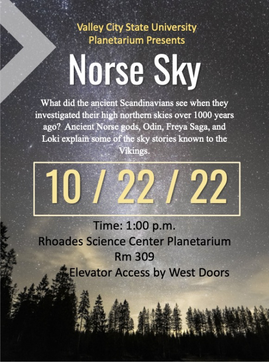 Norse Sky planetarium show details