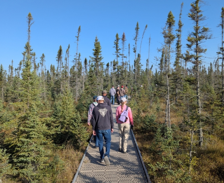 kids exploring Itasca