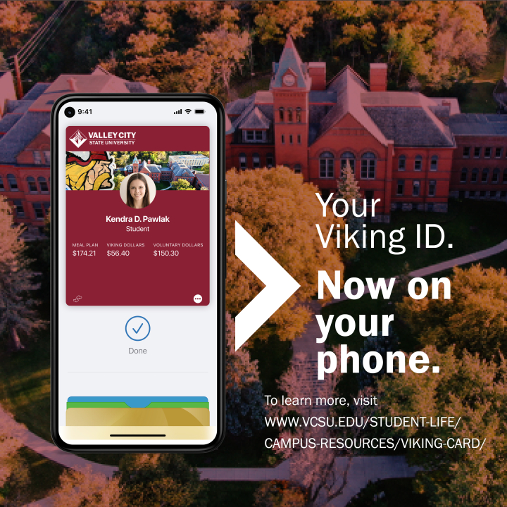 Your Viking ID now on your phone graphic