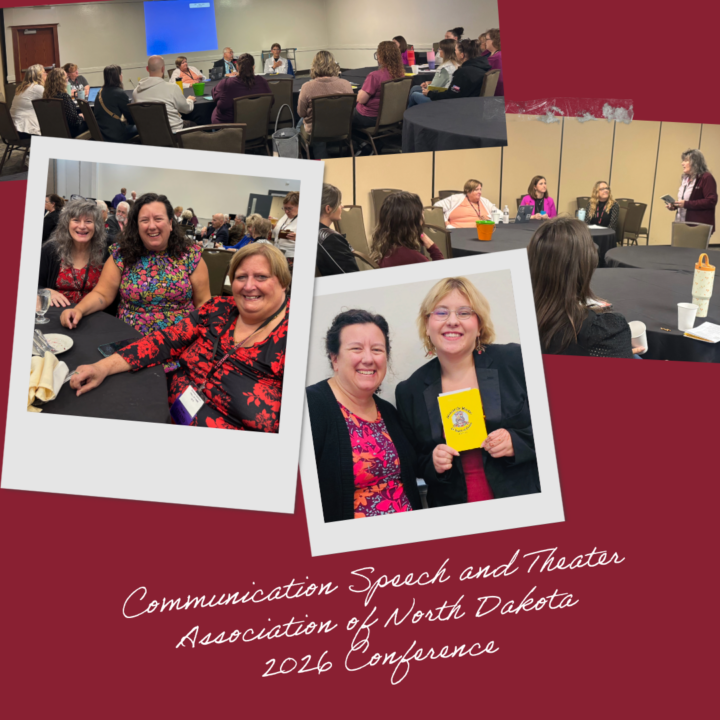 photo collage of people at conference smiling