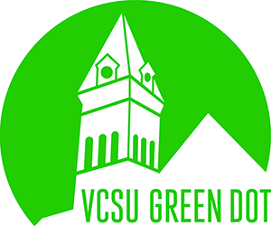VCSU Green Dot logo