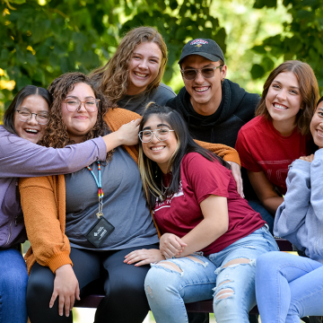 group of diverse students