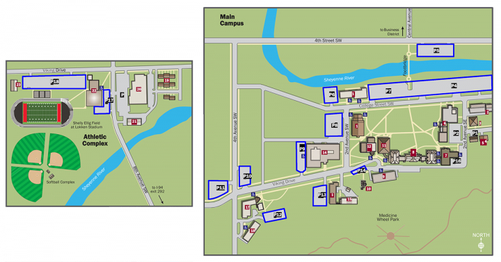 permitted parking lots