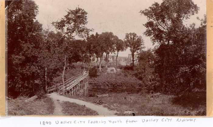 1890 Valley City looking north from Valley City Normal