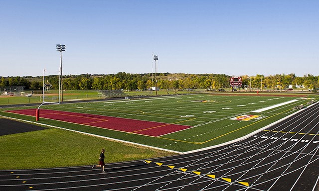 The VCSU track and field facilities at Lokken Stadium will undergo a major renovation in summer 2018.