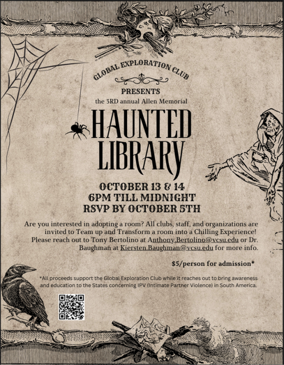 haunted library poster