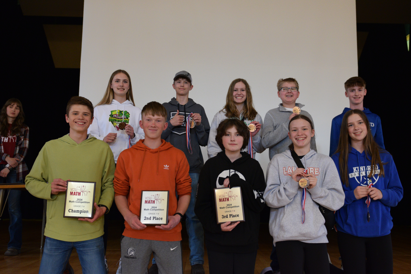 Award winners pose for a photo