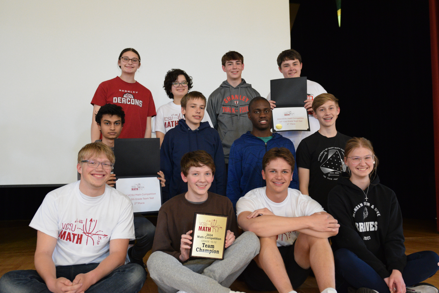 Award winners pose for a photo
