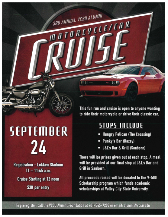 Motorcycle/Car cruise poster