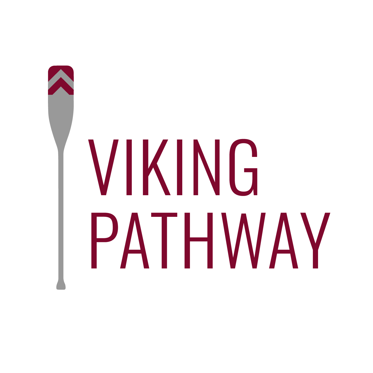 Viking Pathway logo with an oar